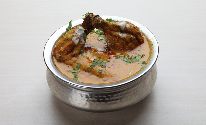 Chicken handi at Garam Masala